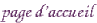 accueil du site